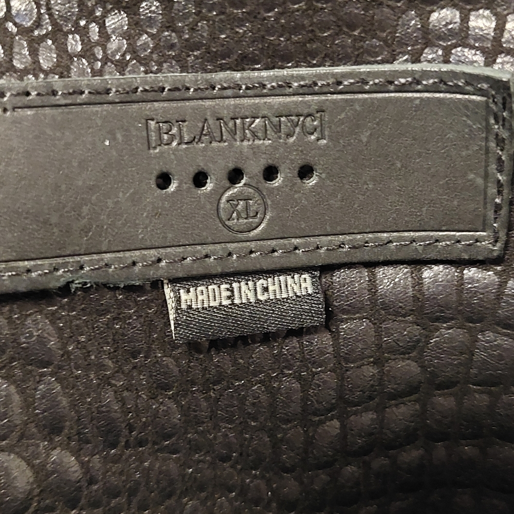 NWT BLANKNYC Irongirl Croc Print Lightweight Moto Jacket - Picture 9 of 14